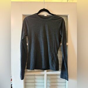 merino wool fitted outdoor voices long sleeve